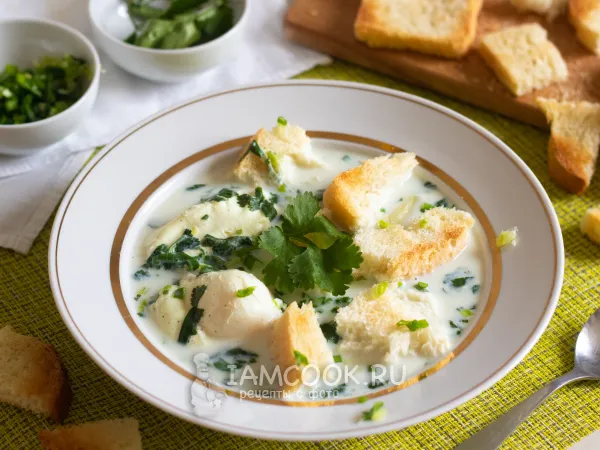 Фото блюда: Чангуа (колумбийский молочный суп)