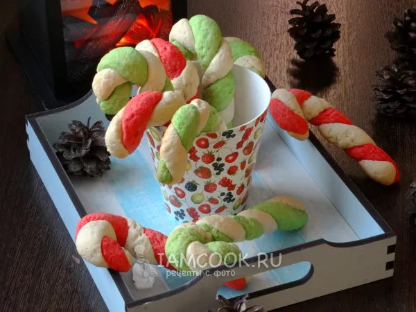 Фото блюда: Печенье «Карамельная трость»