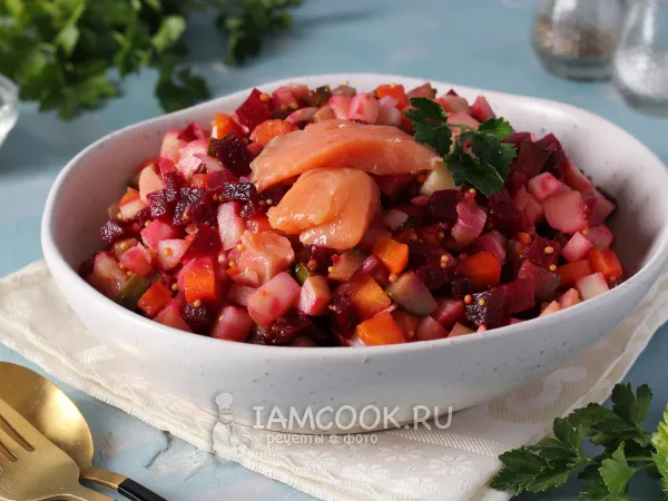 Фото блюда: Винегрет с семгой