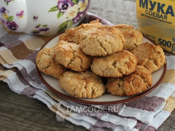 Фото блюда: Овсяное печенье с соевой мукой