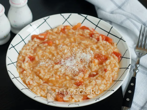 Фото блюда: Ризотто с помидорами