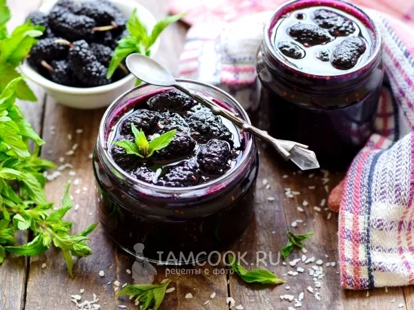 Фото блюда: Шелковица в собственном соку на зиму