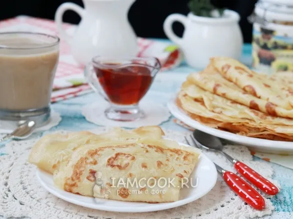 Фото блюда: Блины на сухом молоке