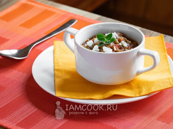 Фото блюда: Томатный суп с чечевицей