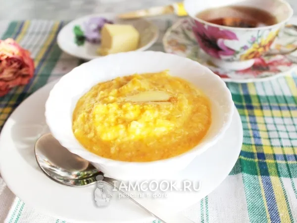 Фото блюда: Пшеничная каша с тыквой