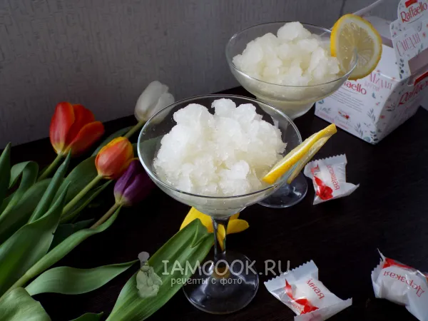 Фото блюда: Лимонная гранита