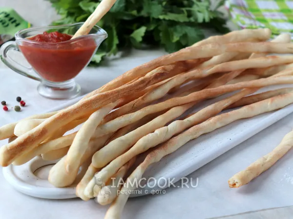 Фото блюда: Хлебные палочки с розмарином