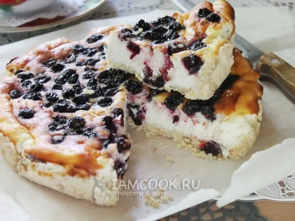 Фото блюда: Королевская ватрушка с вяленой вишней