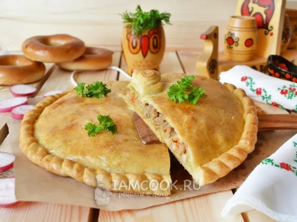 Фото блюда: Курник со свининой