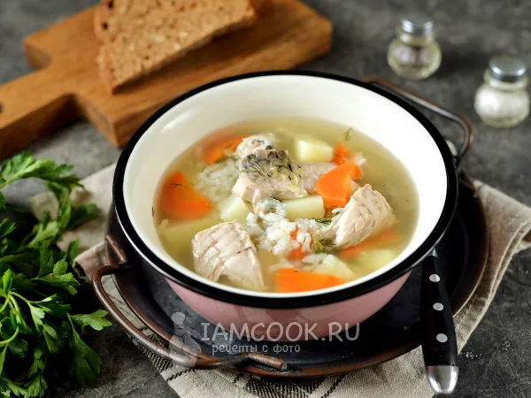 Фото блюда: Уха из карпа с рисом