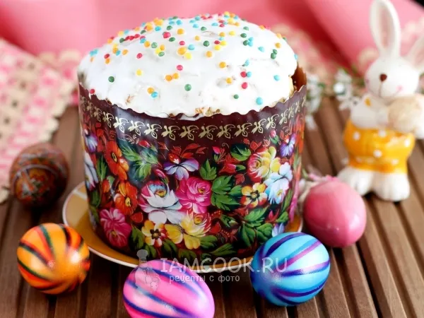 Фото блюда: Пасхальный кулич (классический)