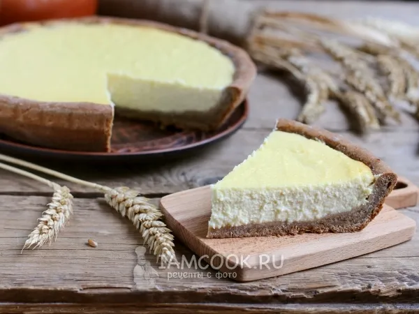 Фото блюда: Ржаная ватрушка с творогом