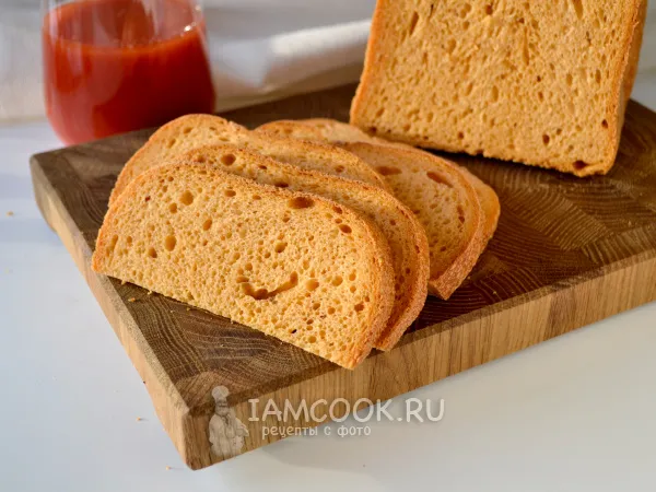 Фото блюда: Томатный хлеб в хлебопечке