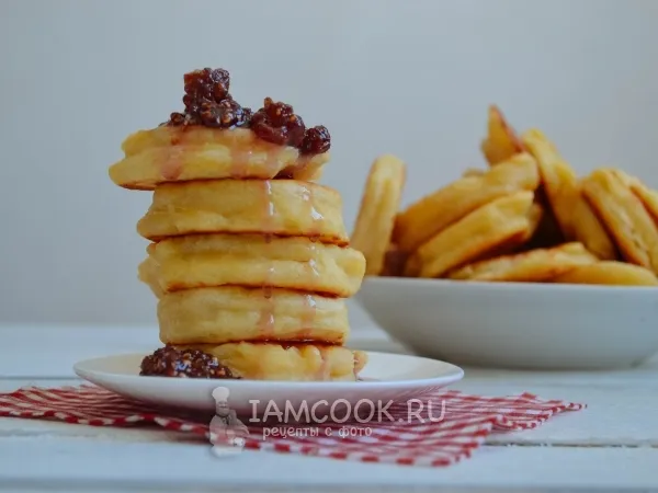 Фото блюда: Оладьи на кефире как пух