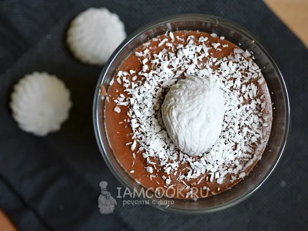 Фото блюда: Заварной крем-пудинг без яиц