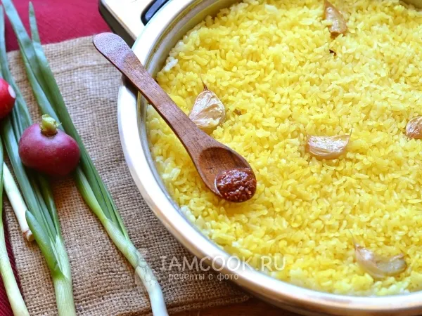 Фото блюда: Рис на сковороде