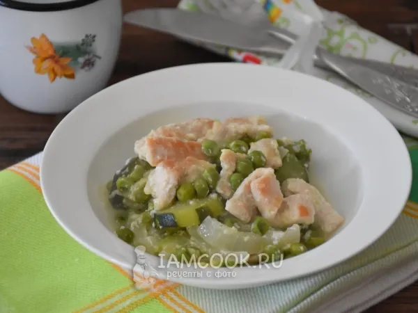 Фото блюда: Филе индейки с овощами