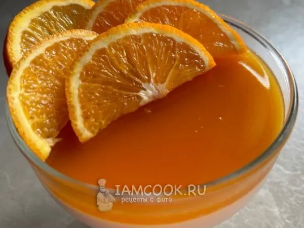 Фото блюда: Панна-котта с маракуйей (панакота)