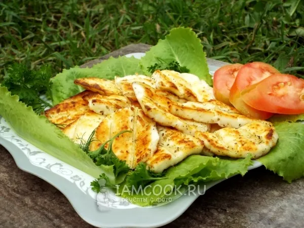 Фото блюда: Адыгейский сыр на гриле