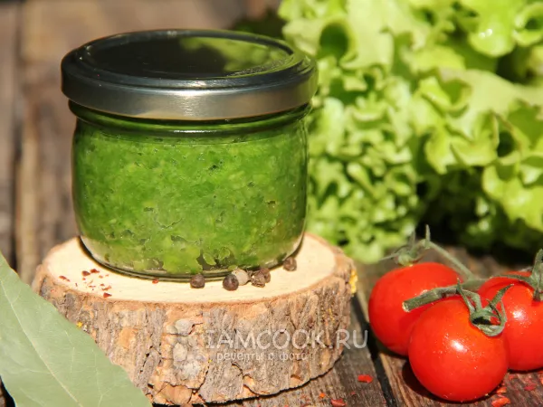 Фото блюда: Чесночные стрелки на зиму через мясорубку