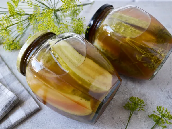 Фото блюда: Маринованные огурцы с кетчупом на зиму