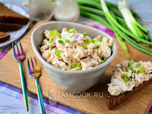 Фото блюда: Намазка из консервированного тунца для бутербродов