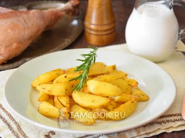 Фото блюда: Картофель, запеченный в рукаве