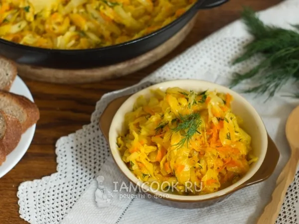 Фото блюда: Тушеная пекинская капуста