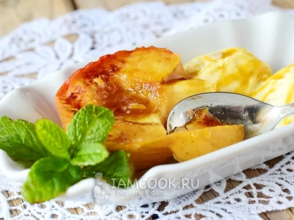 Фото блюда: Яблоки, запеченные в духовке с медом