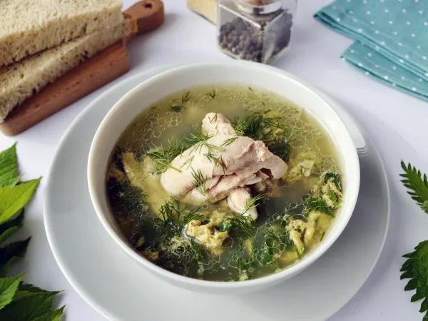 Фото блюда: Суп из сныти и крапивы