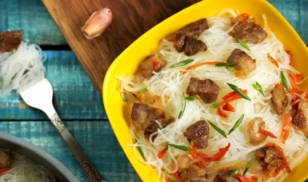 Фото блюда: Фунчоза с мясом