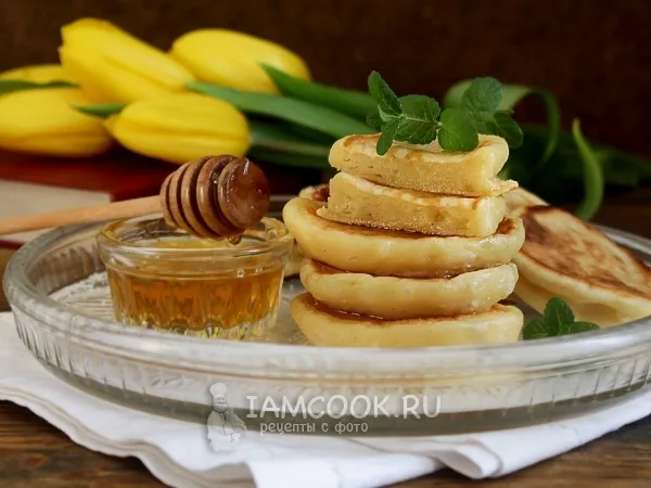 Фото блюда: Оладьи на прокисшем кефире