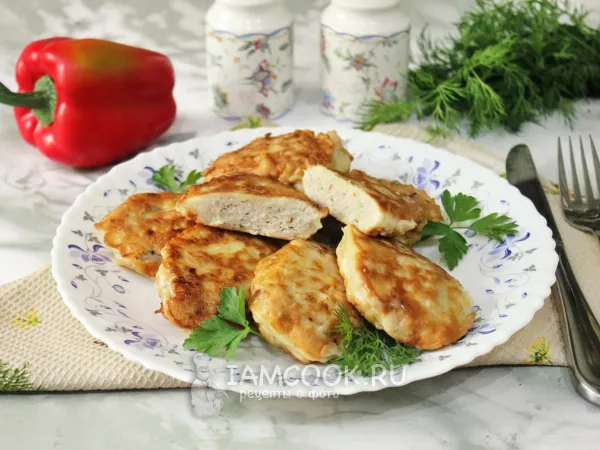 Фото блюда: Мясной фарш в кляре