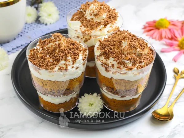 Фото блюда: Трайфлы «Баунти» (кокосовые)