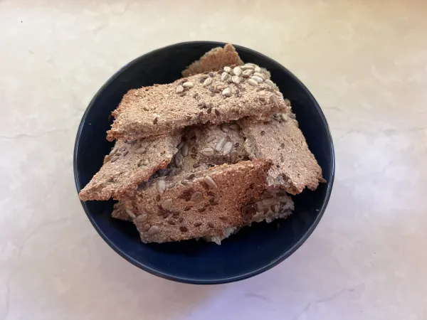 Фото блюда: ПП хлебцы из зеленой гречки и овсянки