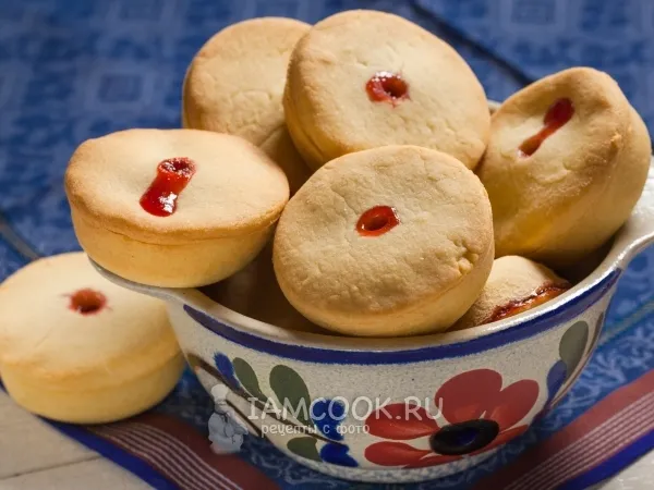 Фото блюда: Песочное печенье «Вулканчики»