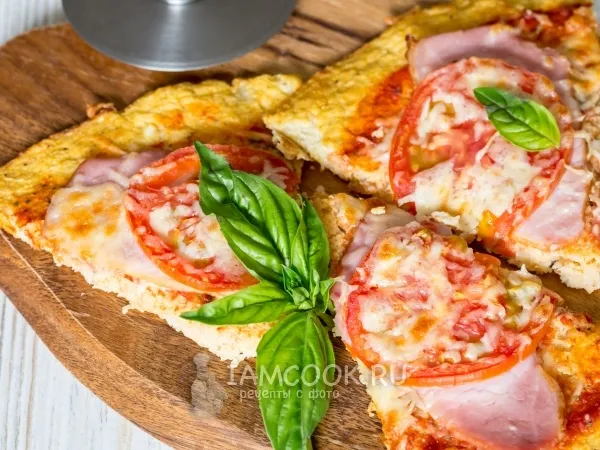 Фото блюда: Пицца из цветной капусты (без муки)