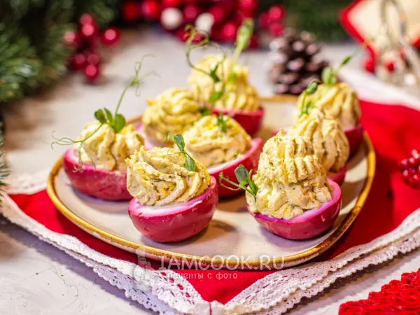 Фото блюда: Свекольные яйца