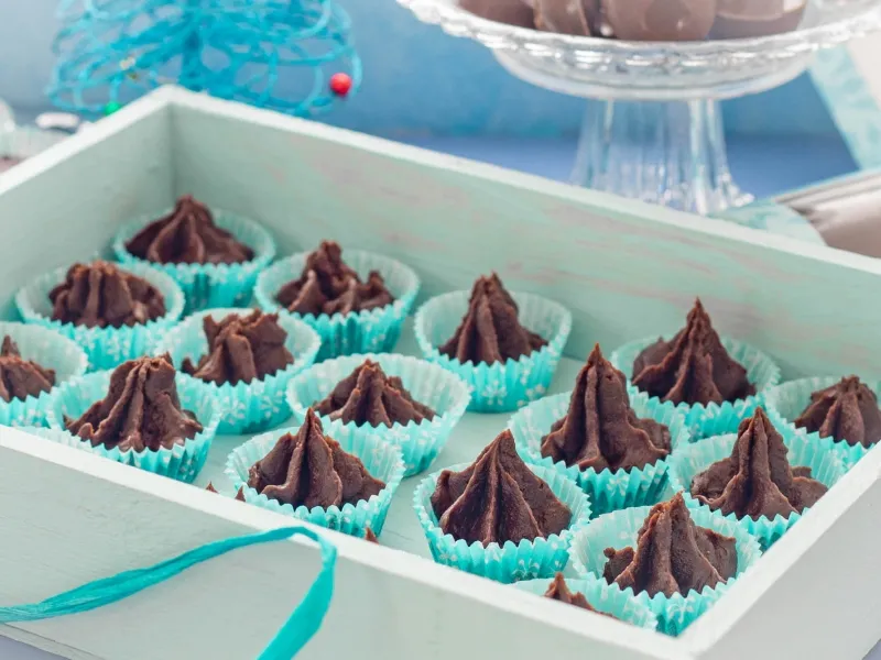 Фото блюда: Ледяной шоколад (рождественские конфеты)