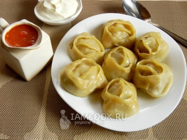Фото блюда: Манты с мясом