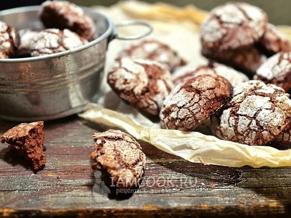 Фото блюда: Мраморное шоколадное печенье