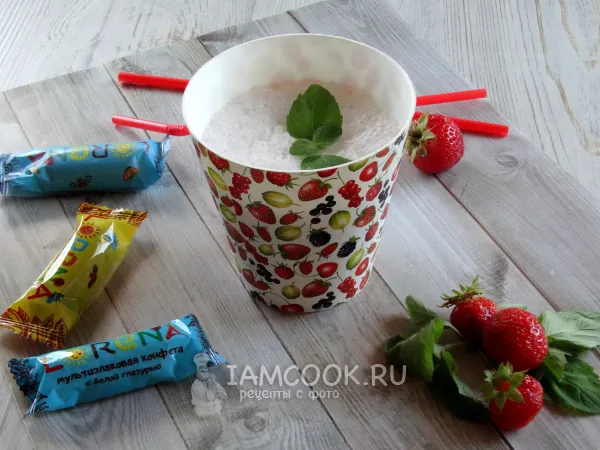 Фото блюда: Молочный коктейль с сиропом