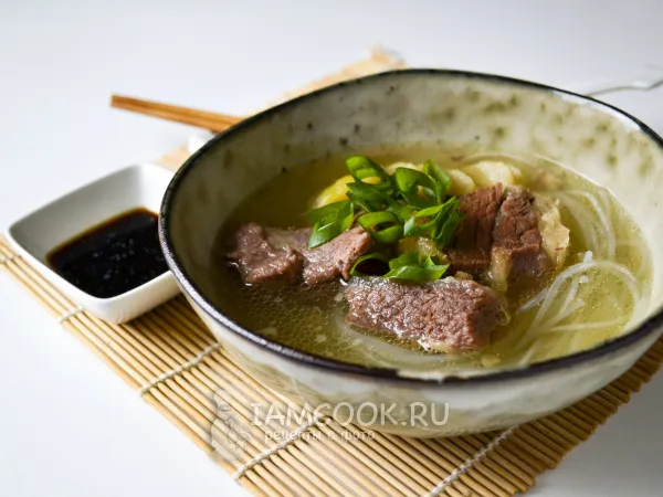 Фото блюда: Кальбитан (корейский суп)