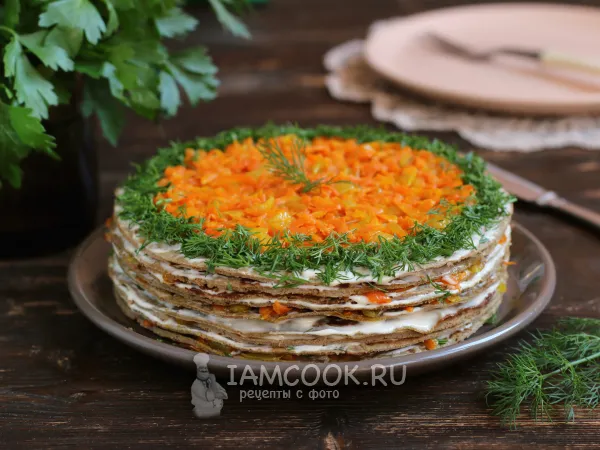 Фото блюда: Печеночный торт ПП