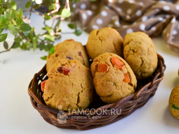 Фото блюда: Имбирное печенье с цукатами