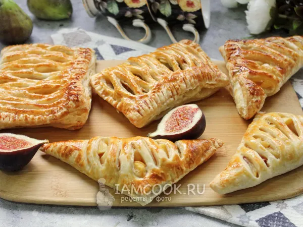 Фото блюда: Слойки с инжиром