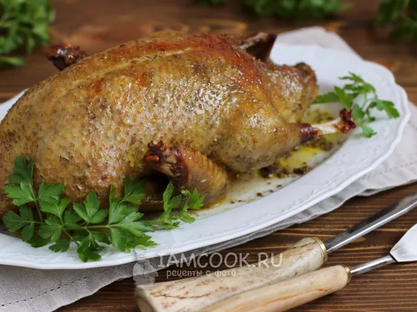 Фото блюда: Утка в духовке в фольге