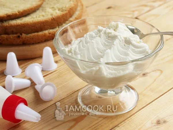 Фото блюда: Творожный крем для торта