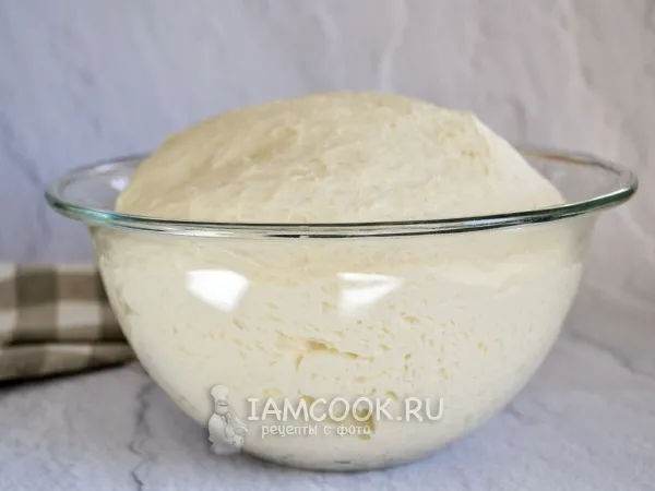 Фото блюда: Постное дрожжевое тесто для сладкого пирога