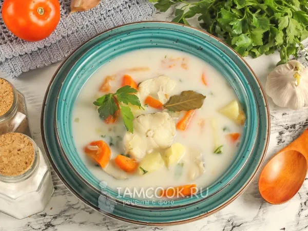 Фото блюда: Уха с молоком